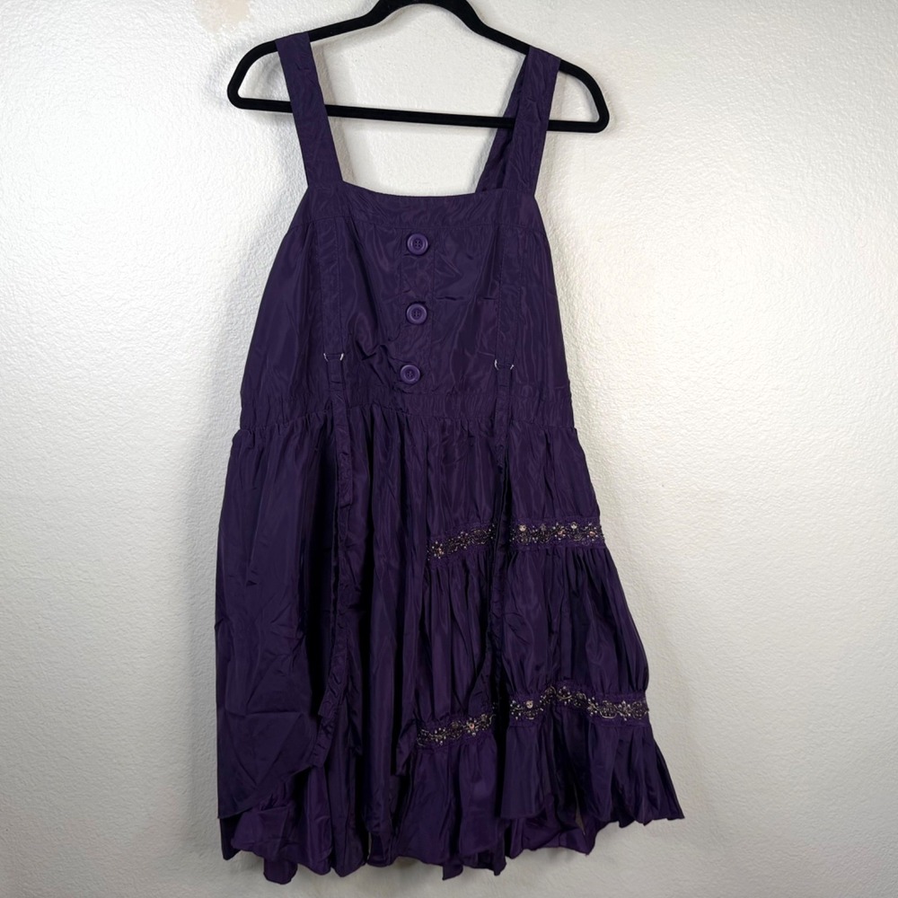 NWT Pretty Angel Whimigoth Fairy Grunge Steampunk Unique Corset Purple Size L